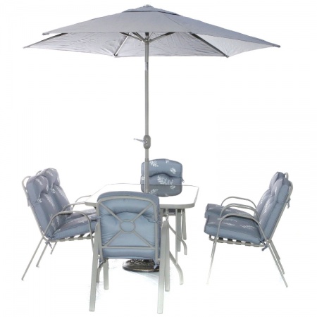 6 seater 2024 patio set b&m